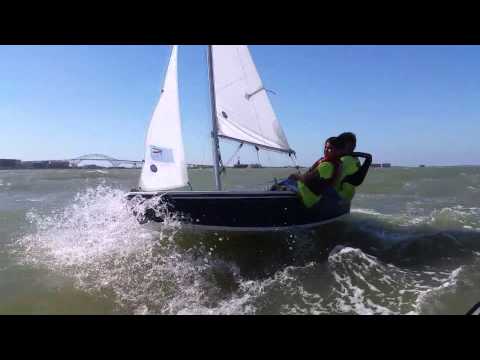 Speed Sailing in Double Handed Dinghy