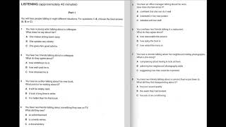 Listening B2, FCE 1 (2015), Test 3, Part 1