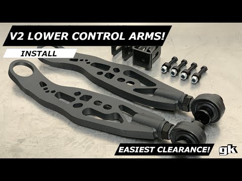 Gktech V2 High Clearance Lower Control Arms - Install