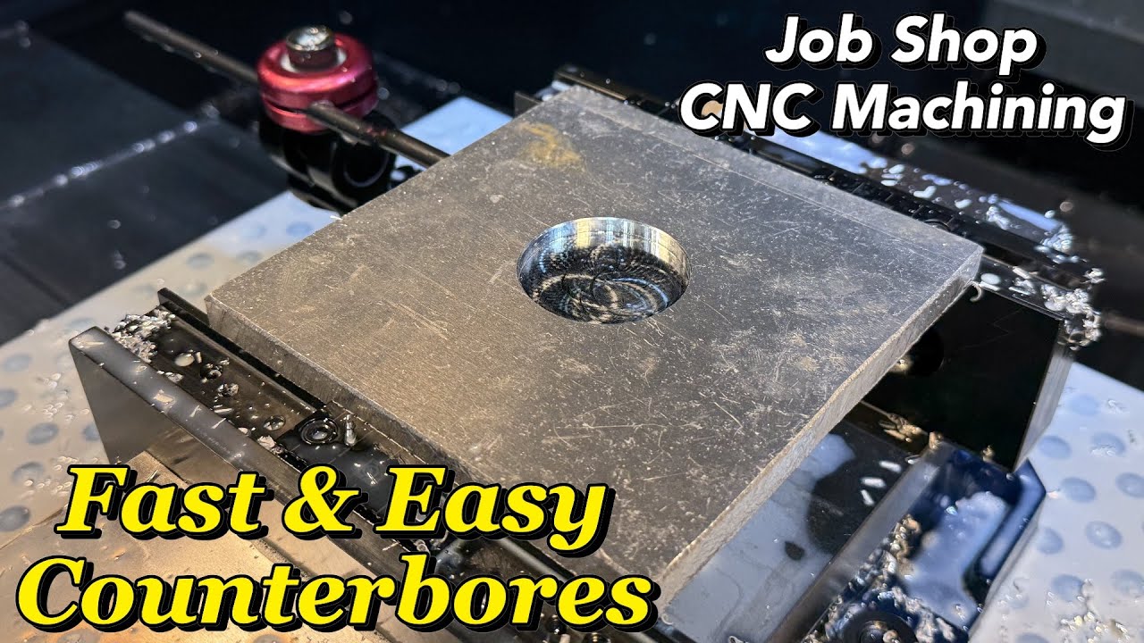 Machining Counterbores in Aluminum Floor Plates