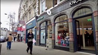 [4K] 🇬🇧 London Kensington High Street, Virtual Walking Tour