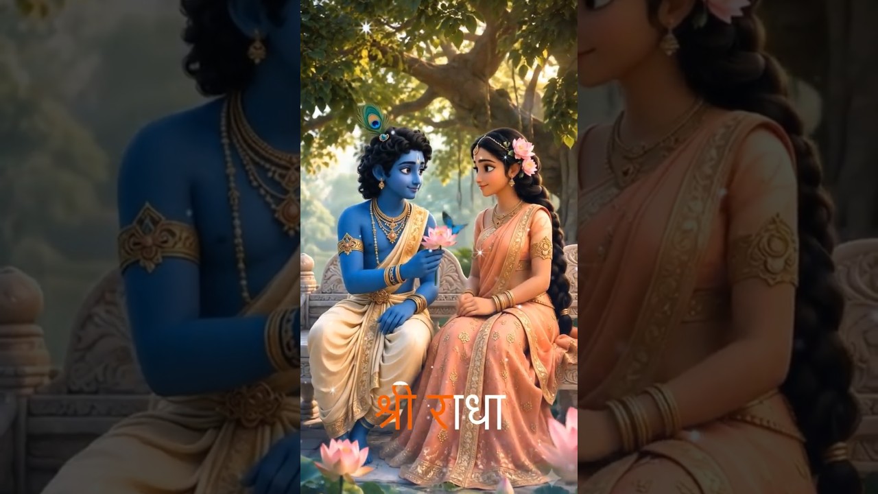 Shree Radha Naam Tera Laage Meetha | Shree Radha Naam Dhun | Sweet Radha Bhajan #shorts #bhaktisong — Vrinda Ke Geet