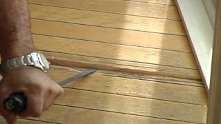 Plancher de bois franc réparations