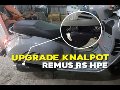 GANTI KNALPOT GTS 300 HPE REMUS RS