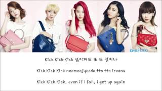 f(x) - Kick [Hangul/Romanization/English] Color &amp; Picture Coded HD