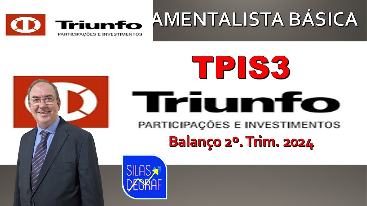 TPIS3 - TRIUNFO PARTIC. E INVESTIMENTOS S/A. ANÁLISE FUNDAMENTALISTA BÁSICA. PROF. SILAS DEGRAF
