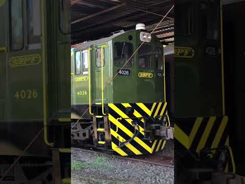 Que bela locomotiva toda reformada em Rio negrinho/SC