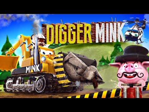 appMink Making a Digger - Construction Digger rescue the Steam Train
