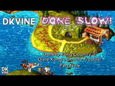 DK Vine Done Slow! - Donkey Kong Country 3: Dixie Kong's Double Trouble! (part nine)