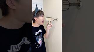 drill a hole in the wall！#asmr