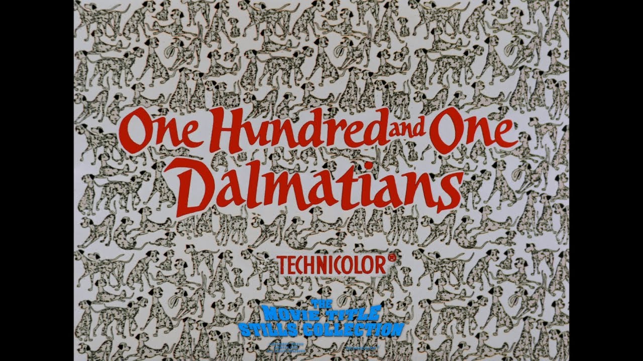 101 Dalmatians (1961) title sequence