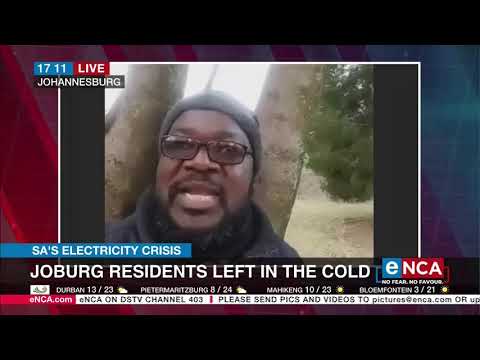 Joburg residents left in the cold
