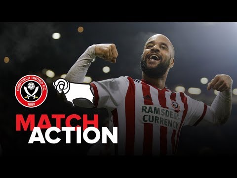 Blades 3-1 Derby - match action