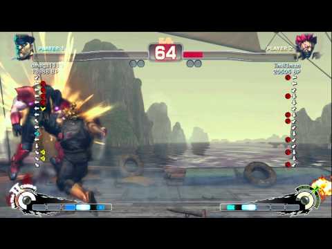 iim83man [Akuma] vs omega1113 [Bison] SSF4 Japanese Online Ranked Matches - TRUE-HD