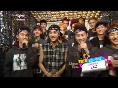 [HD/720P] 130531 EXO Backstage Interview @ Music Bank