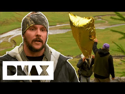 How To Make A Hot Air Balloon Signal Out Of Mylar | Dual Survival
