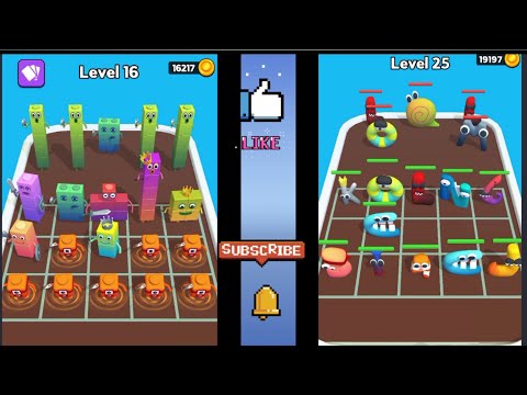 Merge "Alphabet Lore"Run 3d  Merge Number Cube & Merge ABC Lore Letter Run  New update ⭐⭐⭐⭐⭐