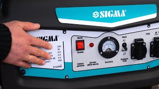 SIGMA 3.5/4.0 кВт ручний запуск (5710431) - відео 1