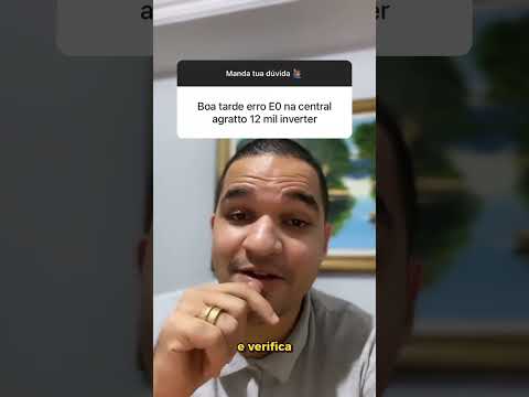 Vídeo: Agratto Erro E0: Diagnóstico em 8 passos e custos reais