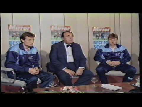 1988-89 Derby County sign Lubos Kubik + Ivo Knoflicek - Jan 1989