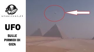 Ufo triangolare sulle Piramidi di Giza