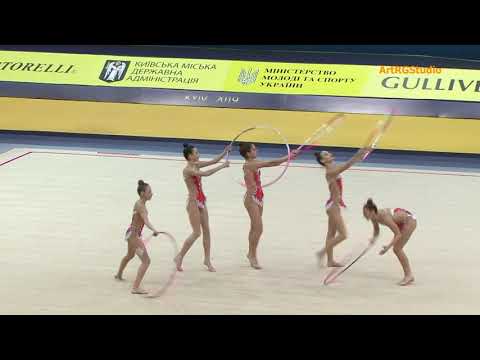 Team MOLDOVA (MDA) 5 Hoops - Junior - 2019 DERIUGINA CUP Grand Prix