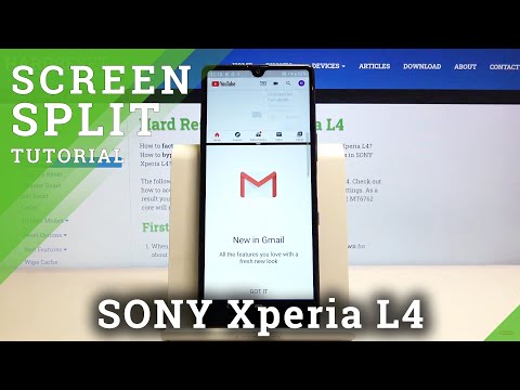 How to Split Screen in SONY Xperia L4 – Create Double Screen