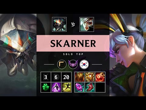 Skarner Top vs Riven - KR Master Patch 25.19