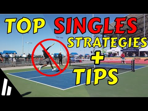 Learn The BEST Singles Strategies + Tips For ALL Levels | Briones Pickleball