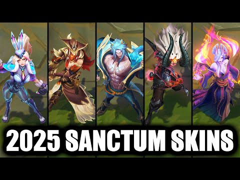 All Sanctum Gacha System Skins Spotlight 2025 (League of Legends)