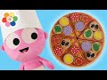 Pretend Play Cooking Pizza Kitchen Toys For Children With GooGoo Gaga Learn Fruits Vegetables
