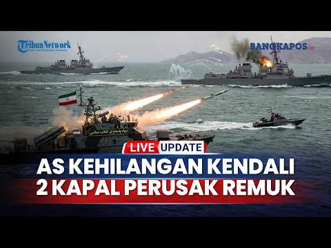 2 Kapal Perusak AS Kabur Dirudal Iran, Sekutu Trump Tolak Bantu Blokade Hormuz, AS Tak Punya Sekutu!