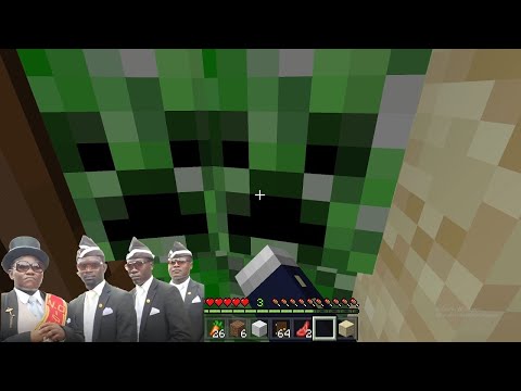 Coffin Meme but Cat is Vibing - Minecraft movie#2  SaenZa Gaming