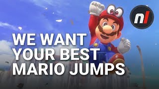 Show Us Your BEST Super Mario Odyssey Mega Jumps! #MarioMegaJump