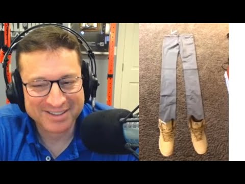 Man Accidentally Orders Insanely Long Pants - Funny