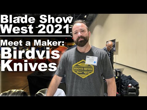 Blade Show West 2021 meet a Knife Maker: Nick Timpson's Birdvis Handmade Knives.