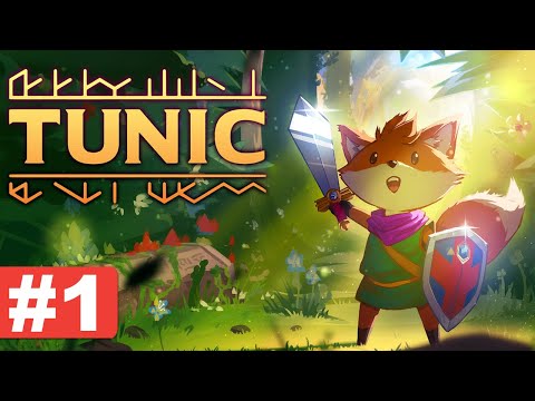 Tunic - Part 1 Walkthrough (Gameplay) Sword, Shield, Lantern, Ice Wand Locations
