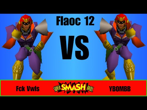 Flaoc 12 - Fck Vwls (Falcon) vs YBOMBB (Falcon) - Smash 64 Singles Winners Finals