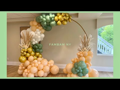 How to Round Arch balloon garland (Guirnalda de globos de arco redondo)