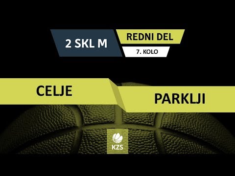 Celje : Parklji - 7. kolo - 2. SKL za moške - Sezona 2018/19 - 3/4
