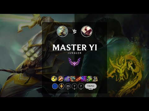 Master Yi Jungle vs Lee Sin - EUW Master Patch 12.15