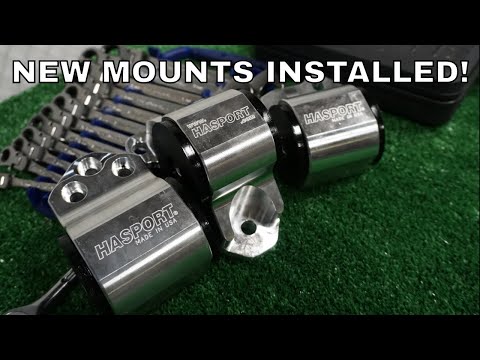 B SERIES HASPORT MOTOR MOUNTS INSTALL | HOW TO