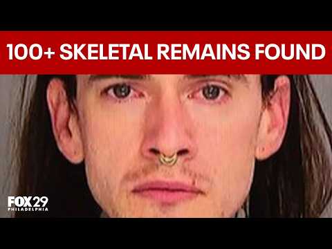 Man charged after over 100 human remains found in his PA home
