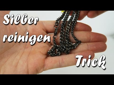 Cleaning silver: How to clean silver jewelry yourself - Trick / Lifehack