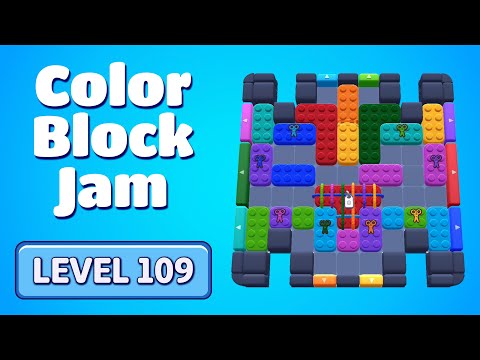Color Block Jam Level 109 | Every Puzzle Solved! 🎯