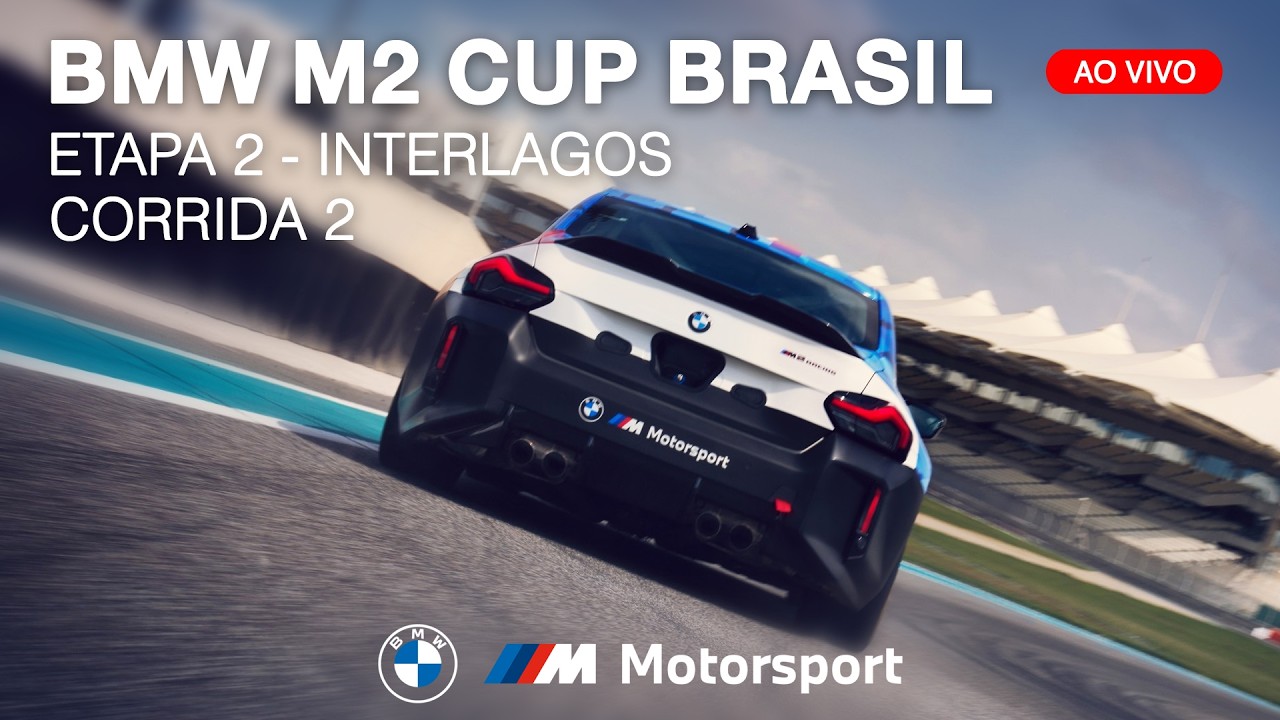 BMW M2 CUP BRASIL AO VIVO - ETAPA 2 EM INTERLAGOS - CORRIDA 2 - A ÚLTIMA DO FINAL DE SEMANA