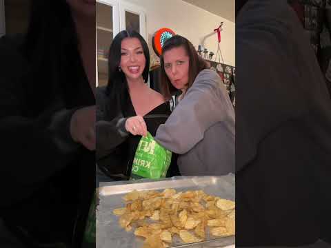 making charcuterie nachos with momma b