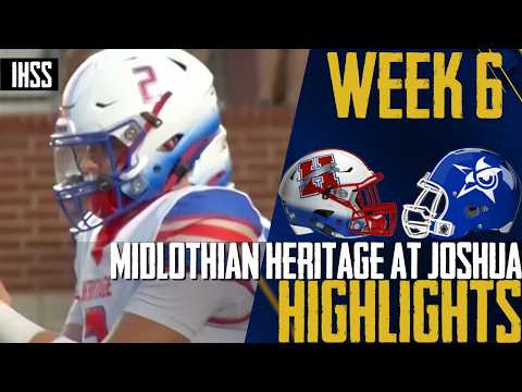 Midlothian Heritage Dominates Joshua 42-0 Behind Zion Johnson's Big Night