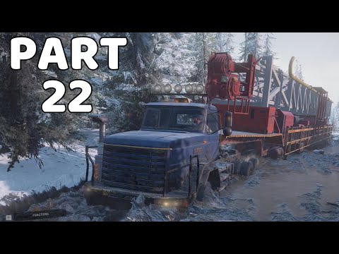 SnowRunner: Gameplay Part 22 - Floating Drill [ 1440p 60FPS ]