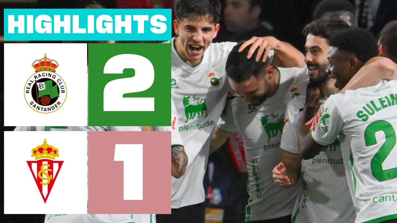 Real Racing Club vs Sporting Gijón Highlights